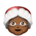 🤶🏾 Mrs. Claus: medium-dark skin tone display on Apple